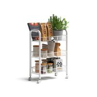 Vicco Contenitore con ruote Bianco 45 x 64 cm con rotelle