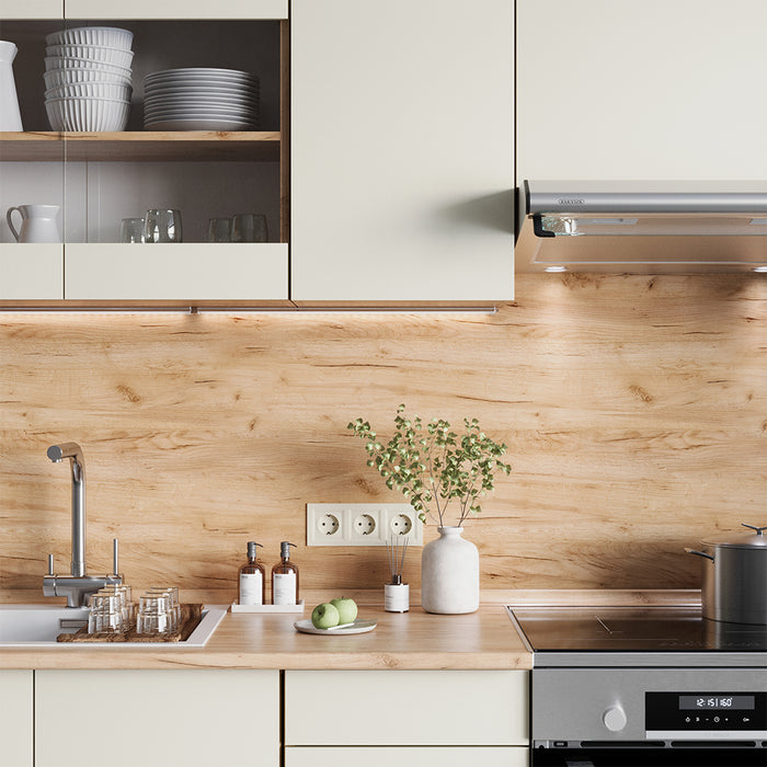 Vicco Mobile da cucina Grigio chiaro 240 cm , PL Rovere