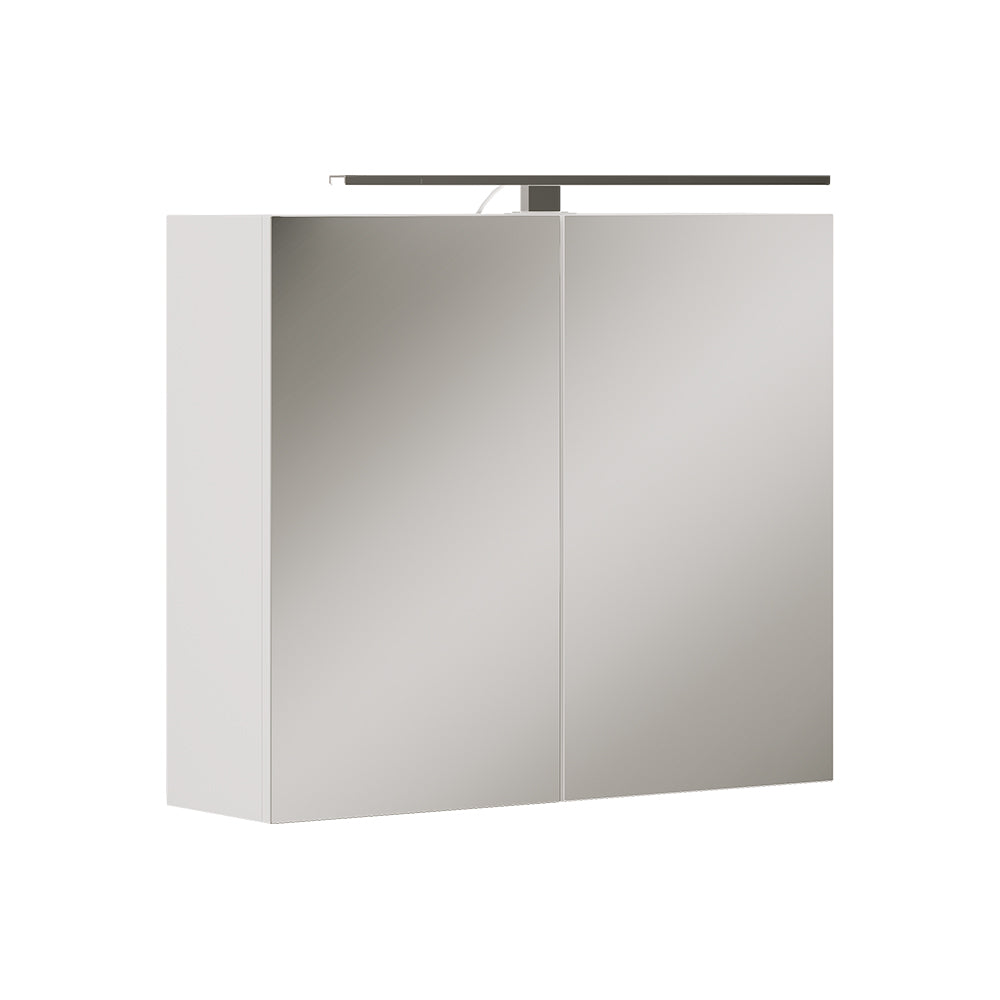 Vicco Specchio contenitore bagno Bianco 70 x 60 cm con illuminazione a LED