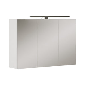 Vicco Specchio contenitore bagno Bianco 90 x 60 cm con illuminazione a LED