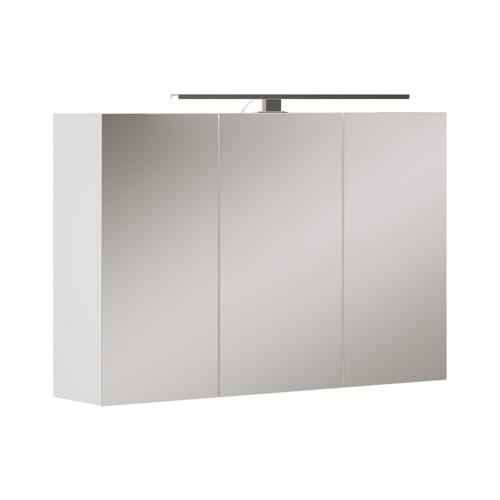 Vicco Specchio contenitore bagno Bianco 90 x 60 cm con illuminazione a LED