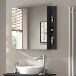 Vicco Specchio contenitore bagno Artigiano 80 x 75 cm con ripiani