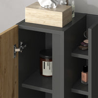 Vicco mobiletto bagno Artigiano 35 x 60 cm con 3 vani portaoggetti