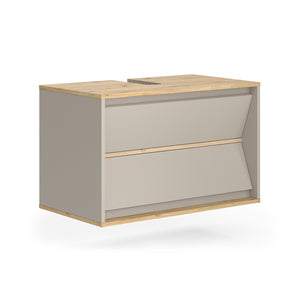 Vicco Mobile sottolavabo per bagno Cachemire 80 x 50 cm con 2 cassetti