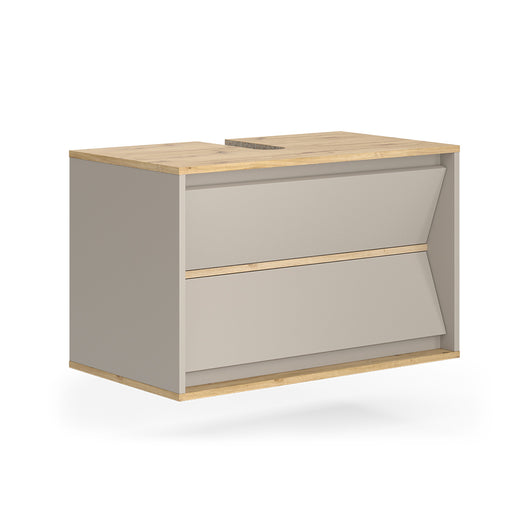 Vicco Mobile sottolavabo per bagno Cachemire 80 x 50 cm con 2 cassetti