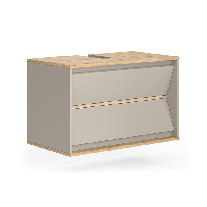 Vicco Mobile sottolavabo per bagno Cachemire 80 x 50 cm con 2 cassetti