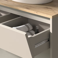 Vicco Mobile sottolavabo per bagno Cachemire 80 x 50 cm con 2 cassetti