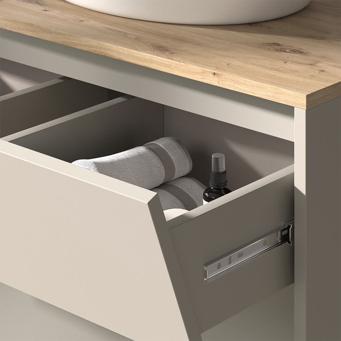 Vicco Mobile sottolavabo per bagno Cachemire 80 x 50 cm con 2 cassetti