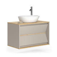 Vicco Mobile sottolavabo per bagno Cachemire 80 x 50 cm con 2 cassetti