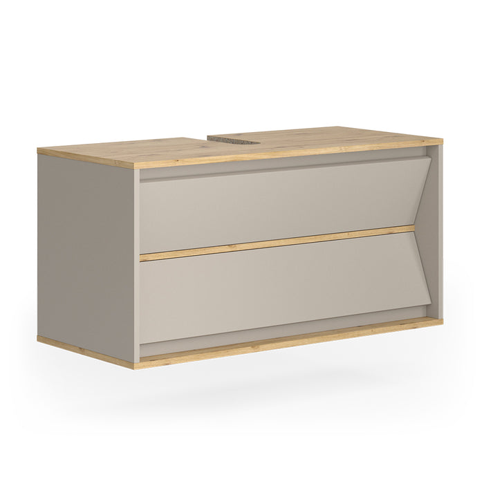 Vicco Mobile sottolavabo per bagno Cachemire 100 x 50 cm con 2 cassetti