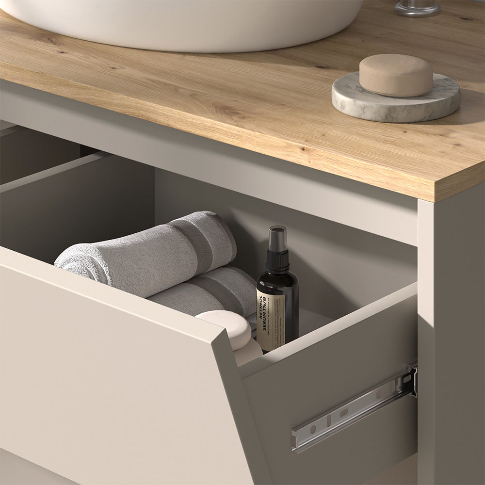 Vicco Mobile sottolavabo per bagno Cachemire 100 x 50 cm con 2 cassetti