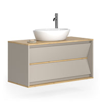 Vicco Mobile sottolavabo per bagno Cachemire 100 x 50 cm con 2 cassetti