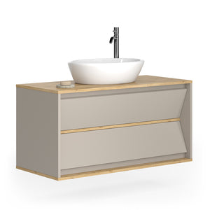 Vicco Mobile sottolavabo per bagno Cachemire 100 x 50 cm con 2 cassetti