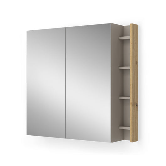 Vicco Specchio contenitore bagno Cachemire 80 x 75 cm con ripiani