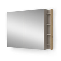 Vicco Specchio contenitore bagno Cachemire 100 x 75 cm con ripiani