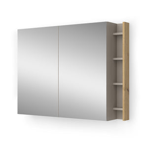 Vicco Specchio contenitore bagno Cachemire 100 x 75 cm con ripiani