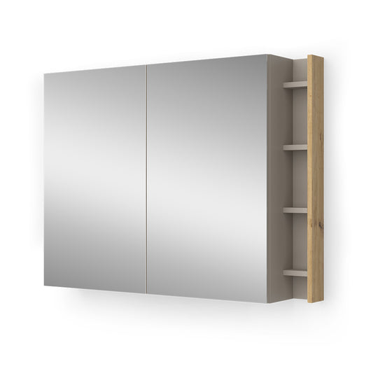 Vicco Specchio contenitore bagno Cachemire 100 x 75 cm con ripiani