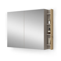 Vicco Specchio contenitore bagno Cachemire 100 x 75 cm con ripiani