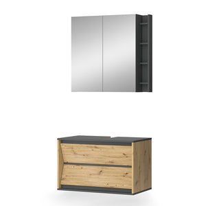 Vicco Set di mobili da bagno Artigiano 2 parti