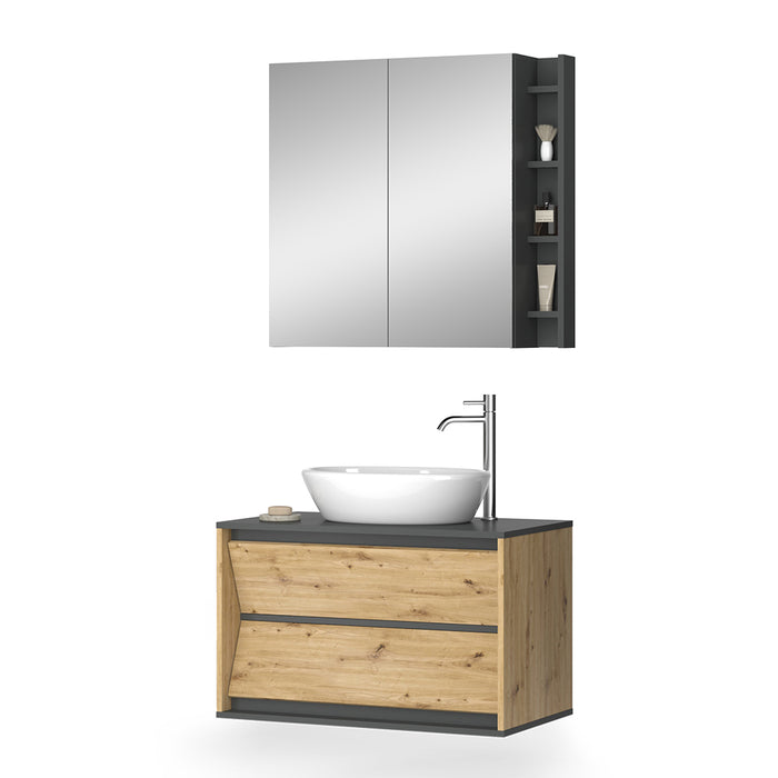 Vicco Set di mobili da bagno Artigiano 2 parti