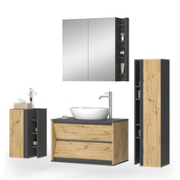 Vicco Set di mobili da bagno Artigiano 4 parti