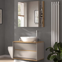 Vicco Set di mobili da bagno Cachemire 2 parti