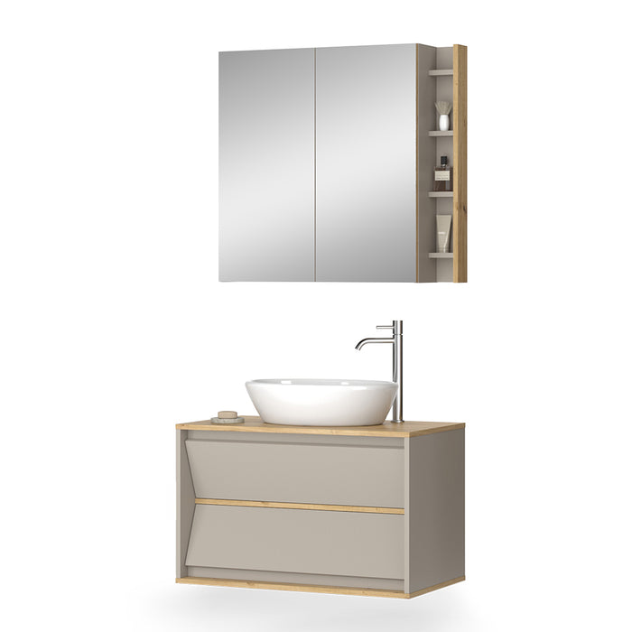 Vicco Set di mobili da bagno Cachemire 2 parti