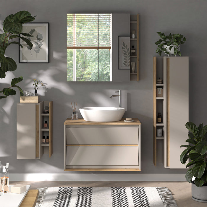 Vicco Set di mobili da bagno Cachemire 4 parti