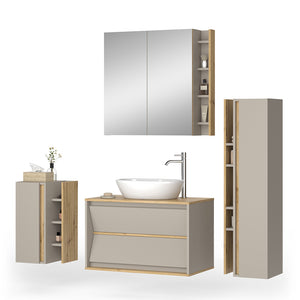 Vicco Set di mobili da bagno Cachemire 4 parti