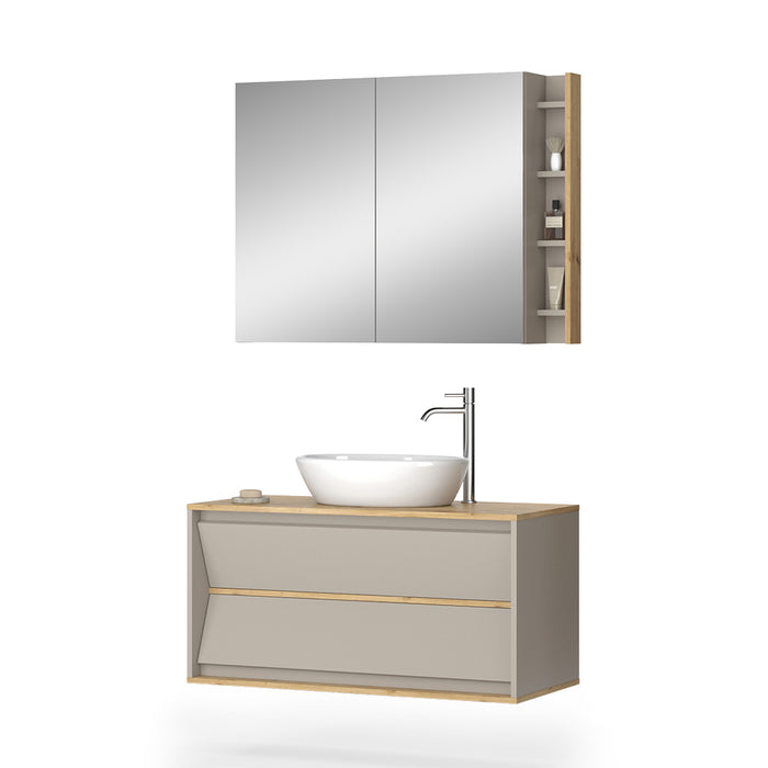 Vicco Set di mobili da bagno Cachemire 2 parti