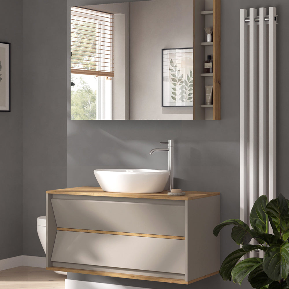 Vicco Set di mobili da bagno Cachemire 2 parti