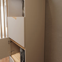 Vicco Credenza Grigio 60 x 169.5 cm con 4 scomparti