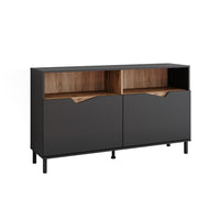 Vicco Credenza Antracite/Artisan 140 x 81.3 cm con 2 porte