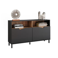 Vicco Credenza Antracite/Artisan 140 x 81.3 cm con 2 porte