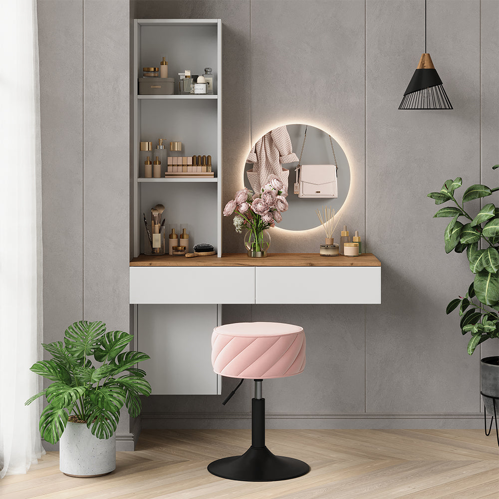 Vicco Tavolo da toeletta Bianco/quercia 100 cm