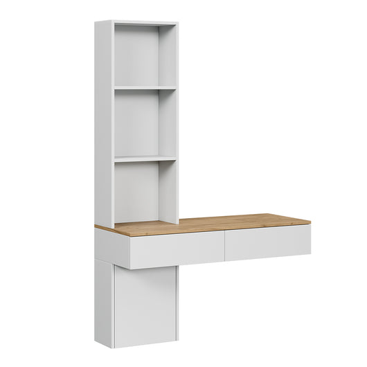 Vicco Tavolo da toeletta Bianco/quercia 100 cm