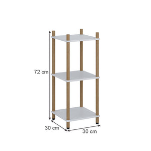 Vicco Libreria Bianco/pino 30 x 72 cm 3 ripiani