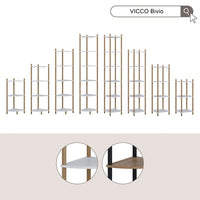 Vicco Libreria Bianco/pino 30 x 72 cm 3 ripiani