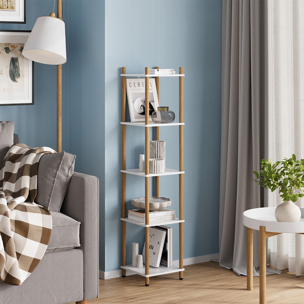 Vicco Libreria Bianco/pino 30 x 133 cm 5 ripiani