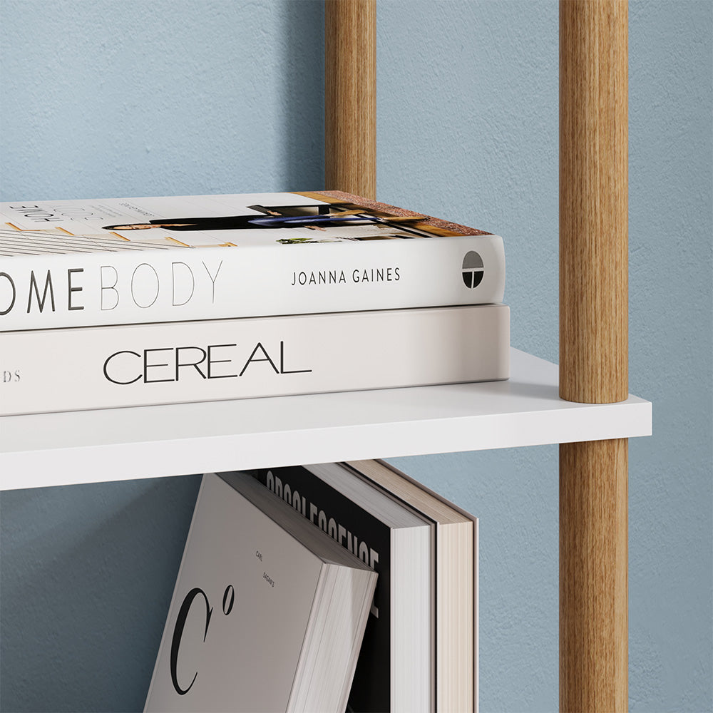 Vicco Libreria Bianco/pino 30 x 133 cm 5 ripiani