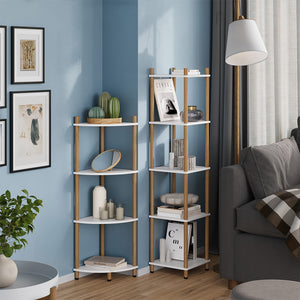 Vicco Libreria Bianco/pino 30 x 133 cm 5 ripiani