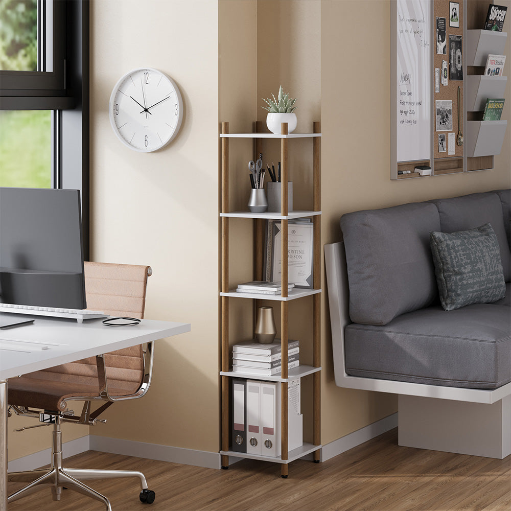 Vicco Libreria Bianco/pino 30 x 133 cm 5 ripiani