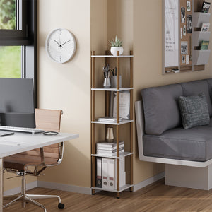 Vicco Libreria Bianco/pino 30 x 133 cm 5 ripiani