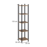 Vicco Libreria Quercia dorata/antracite 30 x 133 cm 5 ripiani