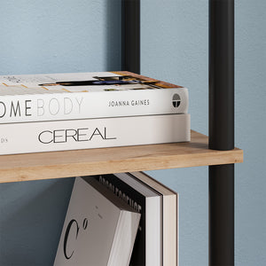 Vicco Libreria Quercia dorata/antracite 30 x 133 cm 5 ripiani