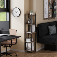 Vicco Libreria Quercia dorata/antracite 30 x 133 cm 5 ripiani