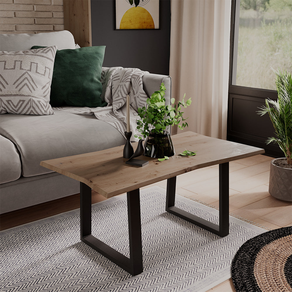 Vicco Tavolino da caffè Artigiano 90 x 50 cm