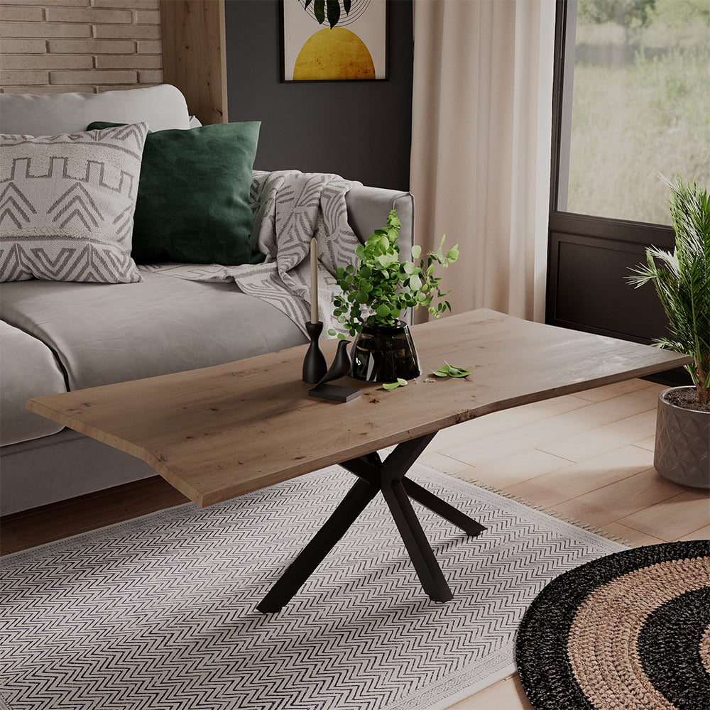 Vicco Tavolino da caffè Artigiano 120 x 60 cm