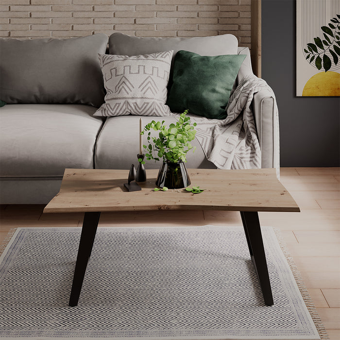 Vicco Tavolino da caffè Artigiano 100 x 50 cm