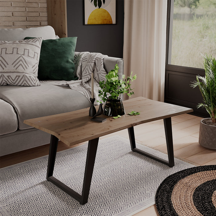 Vicco Tavolino da caffè Artigiano 100 x 50 cm